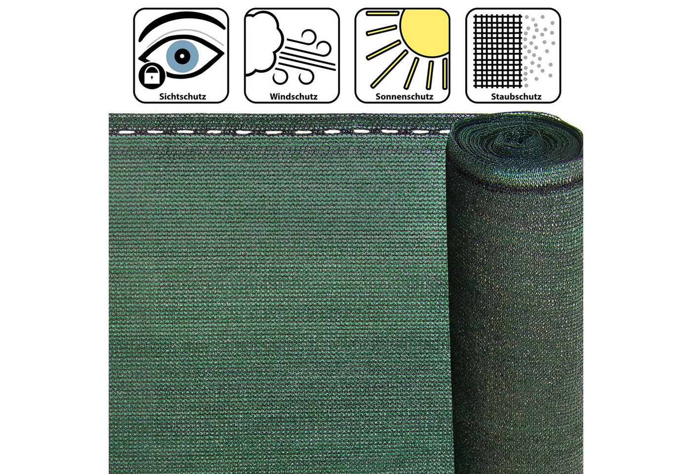 Montafox Blende Sichtschutz - UV-resistent, reißfest, windfest Bild 4