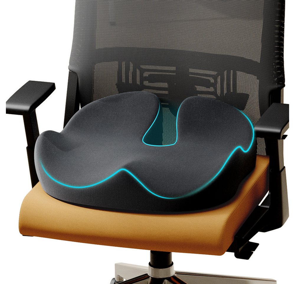 ProtoArc Sitzkissen Ergonomisches Sitzkissen, U-Design, Memory Foam fürs Büro, reduziert direkten Druck im Steißbeinbereich Bild 4