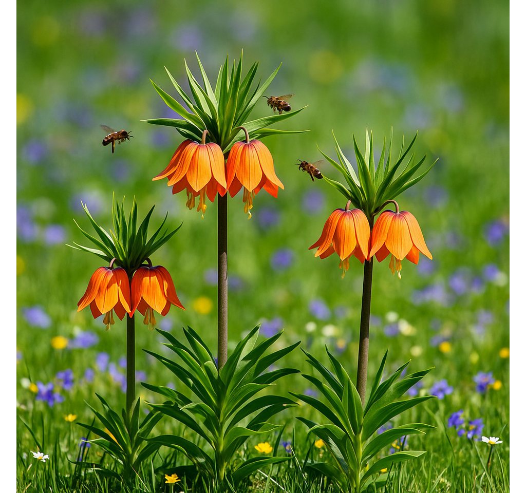 Exotenherz Blumenzwiebeln Exotenherz Blumenzwiebeln - Kaiserkrone Fritillaria Garland Star (5x), (5-St)