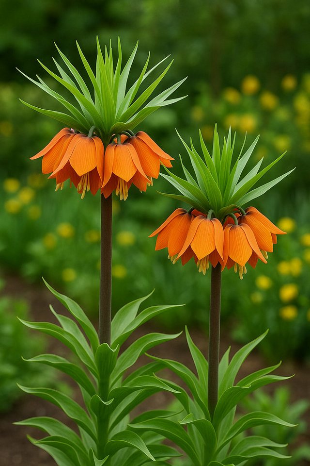 Exotenherz Blumenzwiebeln Exotenherz Blumenzwiebeln - Kaiserkrone Fritillaria Garland Star (5x), (5-St) Bild 2