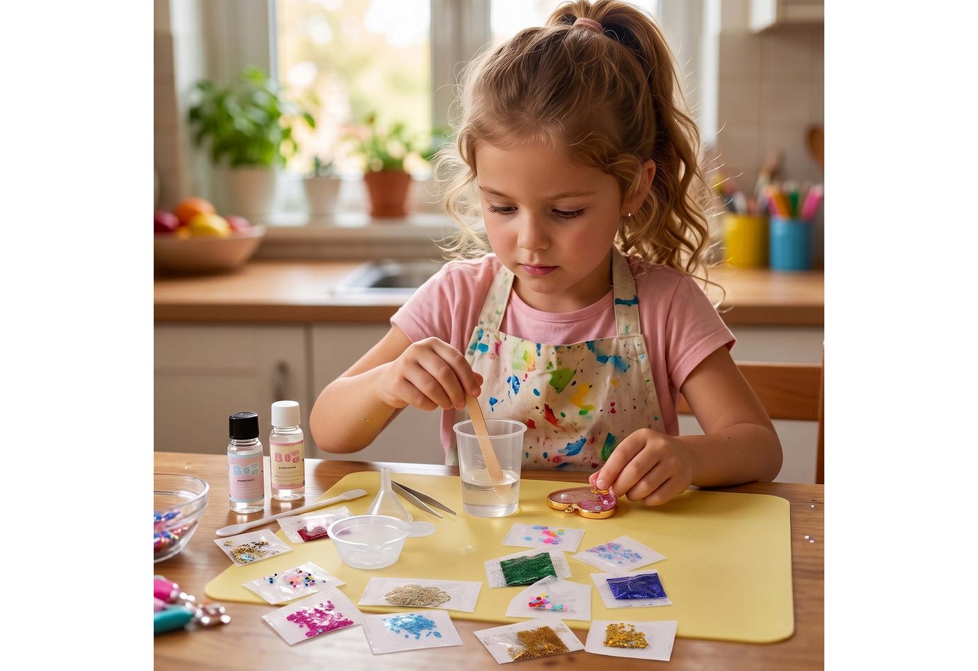 Sarcia.eu Kreativset Kreativset für Schlüsselanhänger, DIY-Set für Kinder ab 3 Jahren Bild 4