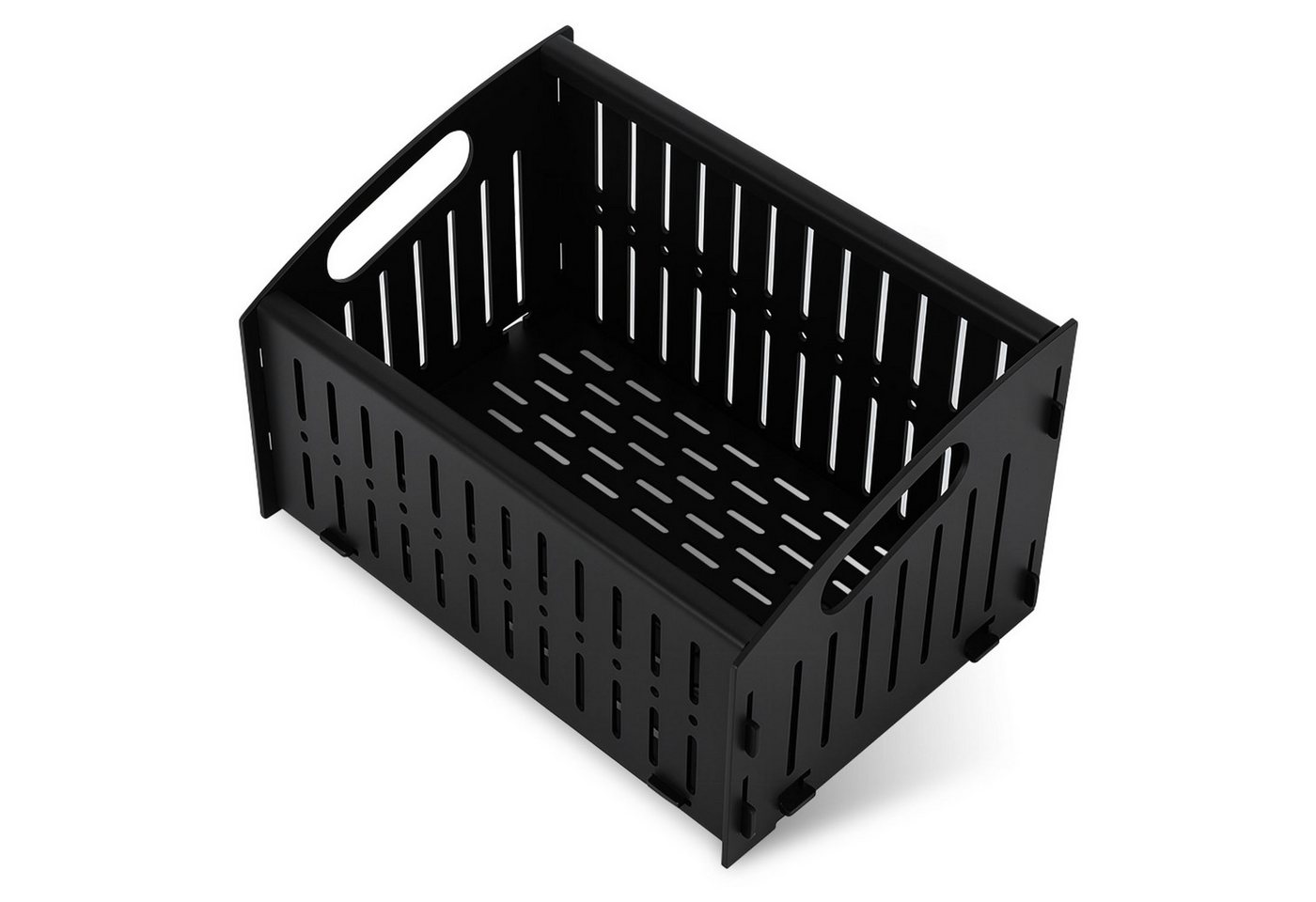 Clanmacy Kaminholzkorb Pelletkorb Kaminofen 28 cm Einzelkammer inkl. Edelstahl-Pelletschaufel Bild 2