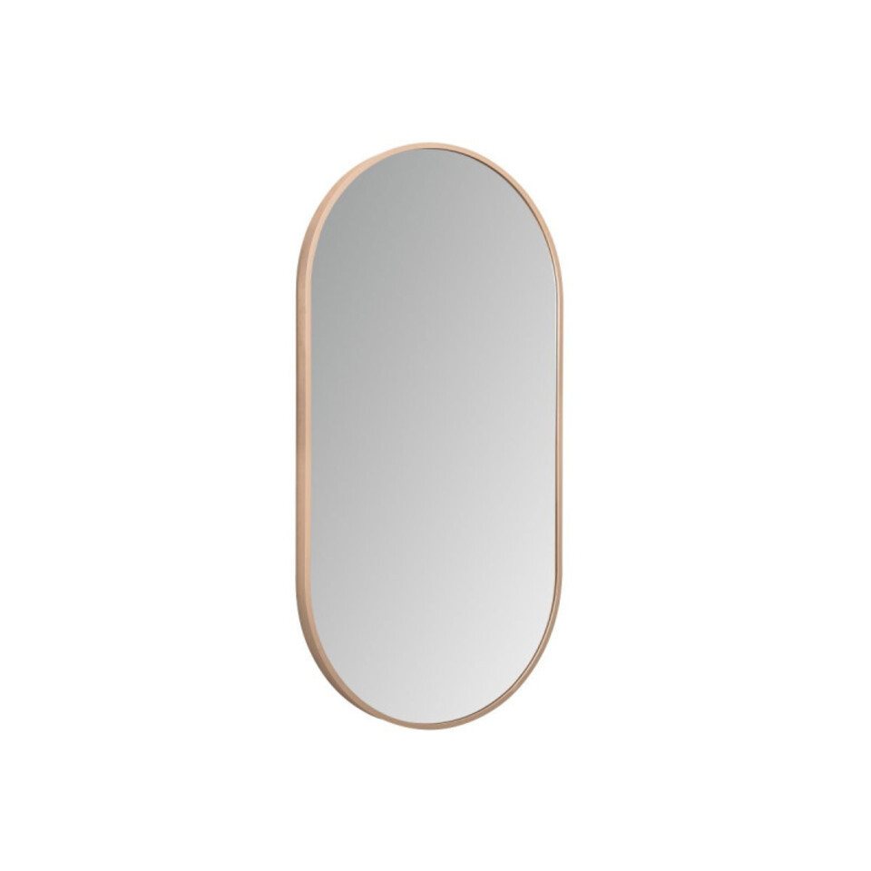 Belvit Badspiegel Oval, LED Spiegel mit Touch und Anti-Beschlag-Funktion, 100x50 cm, vertikal oder horizontal montierbar, 100x50 cm, 5 Farben Bild 2