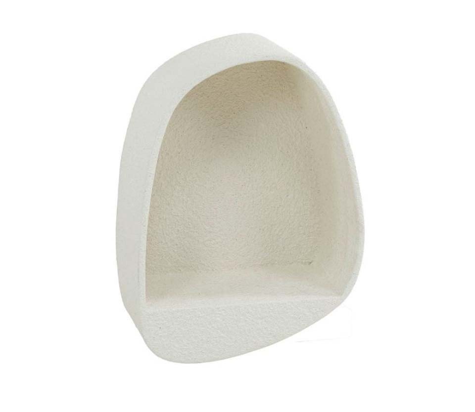 Maison ESTO Deko-Wandregal Wandregal Regal NUVARO organisch Creme Marmor-Komposit 39 cm