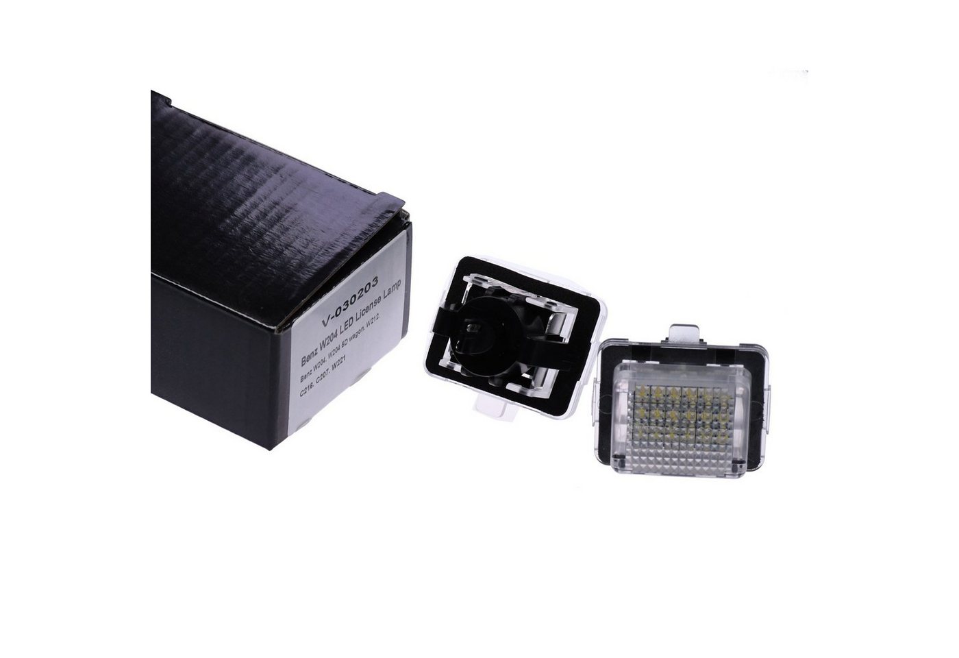 Vinstar KFZ-Ersatzleuchte LED Kennzeichenbeleuchtung E-geprüft für Mercedes Benz, Mercedes Benz W204 W212 W216 W221 W207 C207 Bild 4