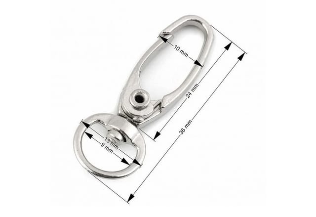 maDDma Karabiner 5 Karabiner Karabinerhaken Größen Farbwahl Gurtband Hundeleinen, (Paket, 5 St)