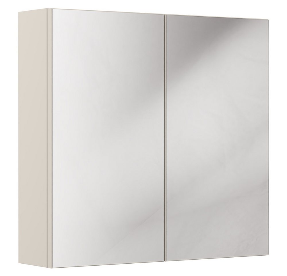 Lomadox Spiegelschrank BIBIONE-56 in kaschmir, 2-türig, 80 cm breit Bild 4