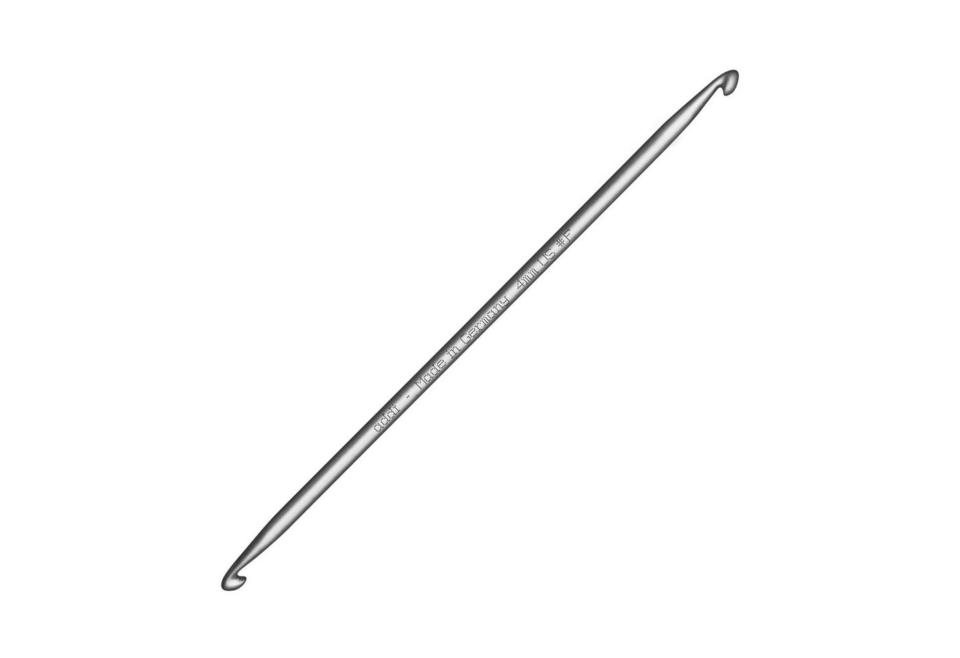 addi Häkelnadeln Doppelhäkelnadel Tunesisch Aluminium, 15 cm