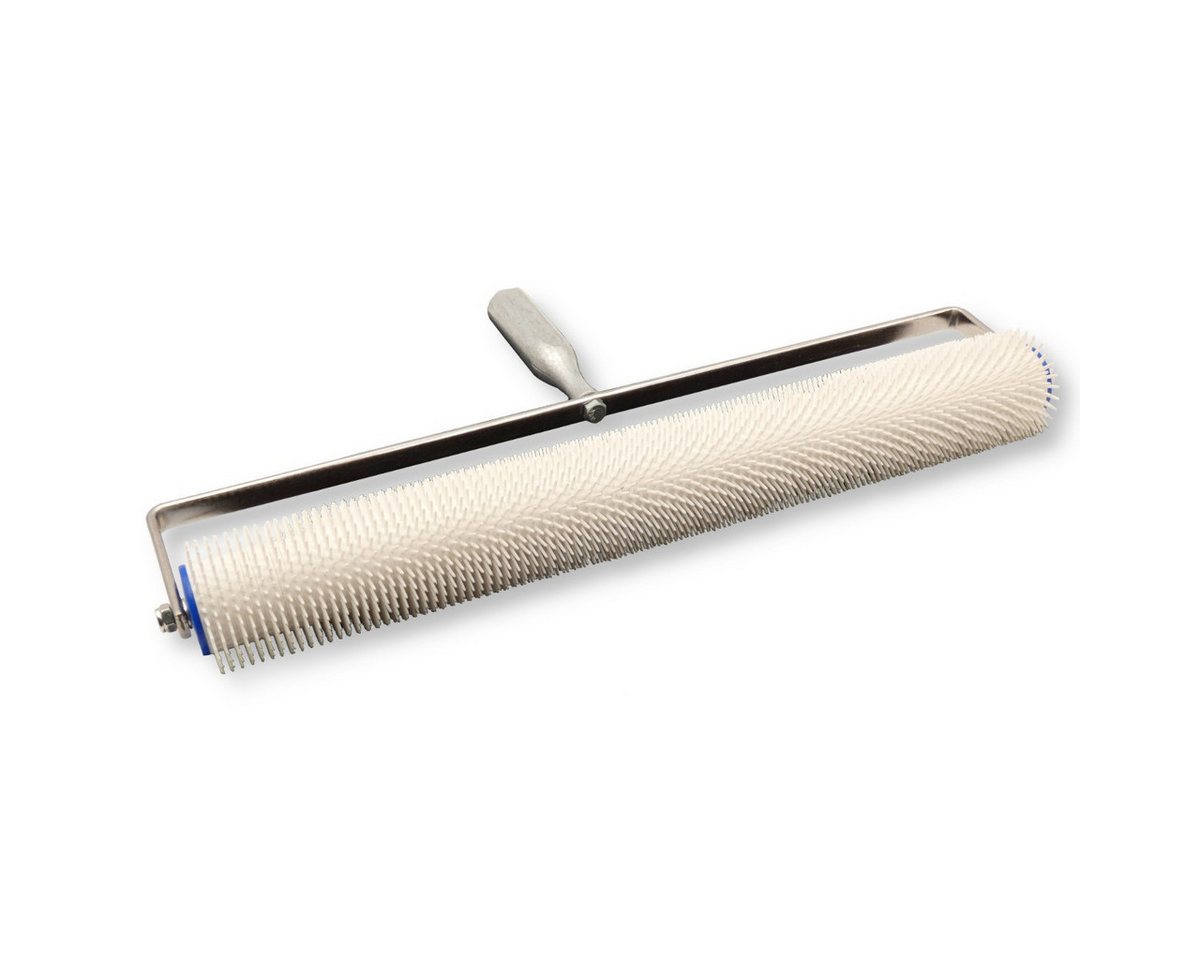 DEWEPRO Bodenlegerkelle Stachelwalze mit Spritzschutz 500mm breit, Stachellänge 11mm Bild 4