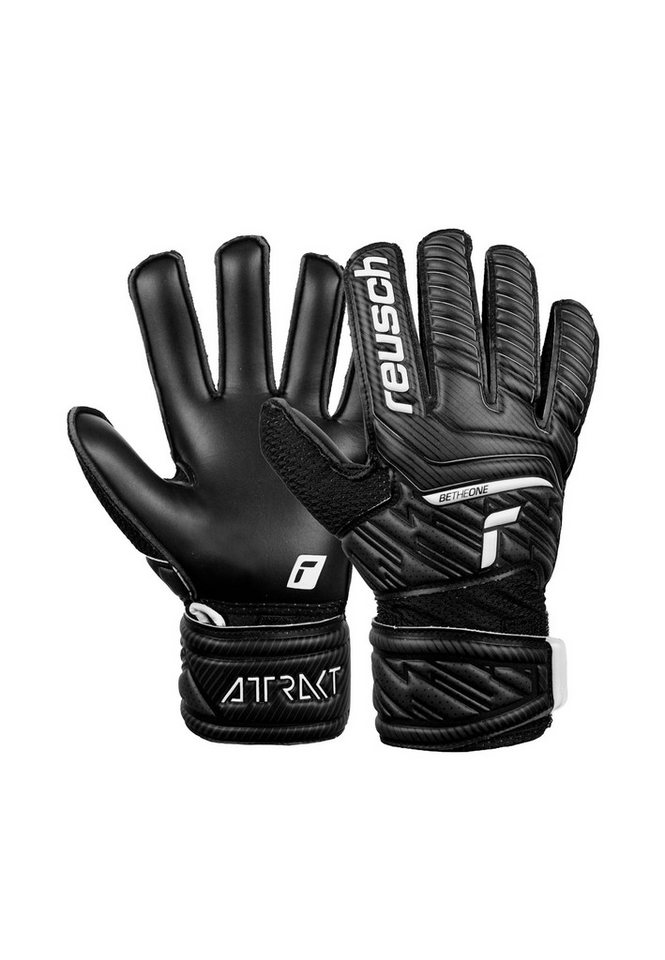 Reusch Torwarthandschuhe Attrakt Solid Junior für alle Spielfeldoberflächen Bild 2