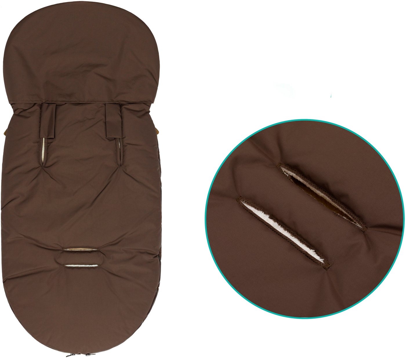 Fillikid Fußsack Hybrid Daune, Winterfußsack Bild 2
