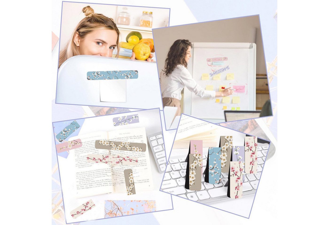 Jumpeak Lesezeichen Magnetische Lesezeichen, Kinder, Personalisiert,Himmelsmotiv, Geschenk, Magnetische Befestigung – schützt die Seiten vor Beschädigungen Bild 3