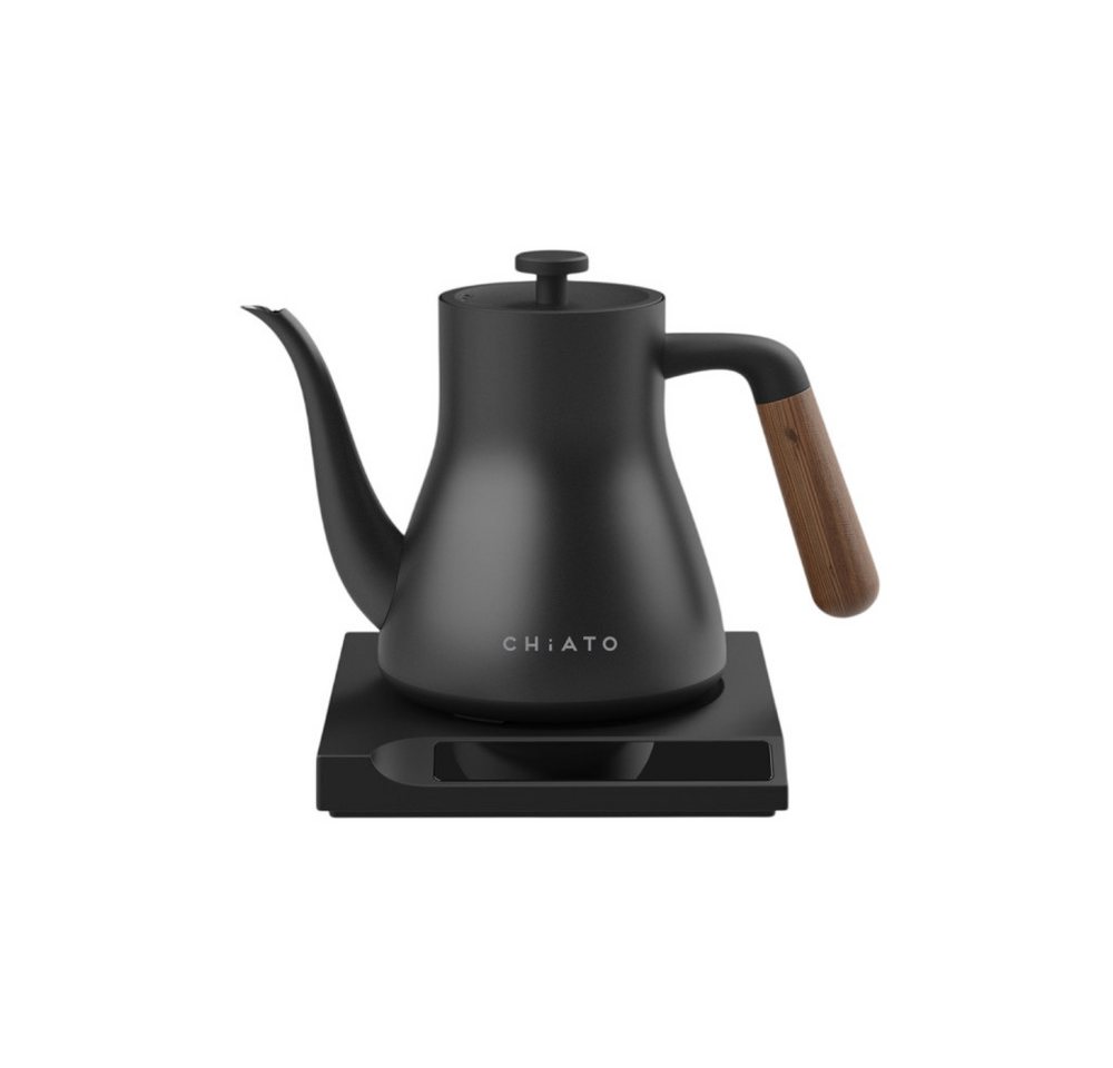 CHiATO Wasserkocher Elektrischer Wasserkocher CHiATO flowPLAY Classic, 0.6 l – Schwarz, 0.6 l Bild 4