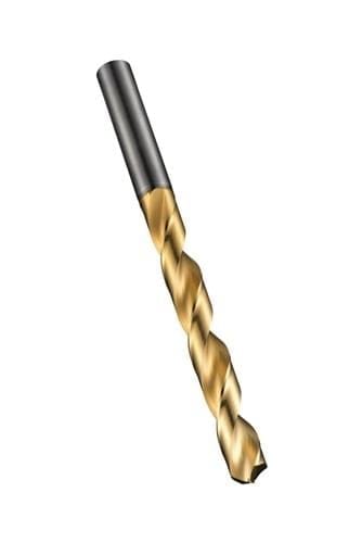 Spiralbohrer HM 130° Spitzenwinkel DIN 338 Kurz TiN R5105.7, 5.7mm