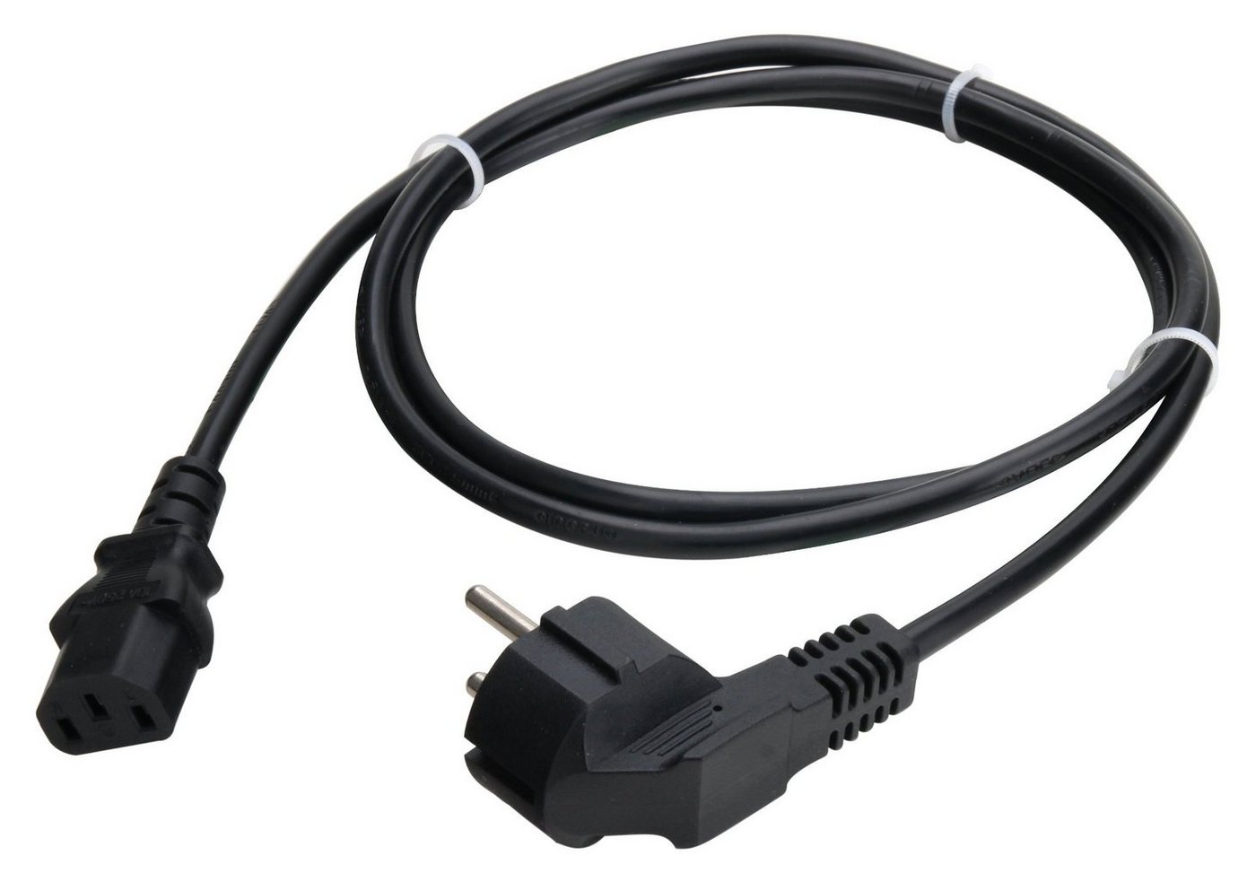 Pronomic EUIEC-1.5 Kaltgeräte Netzkabel 1,5 m Netzkabel, EU (SchuKo), IEC C13 (female) (150 cm), Sehr flexibel Bild 2