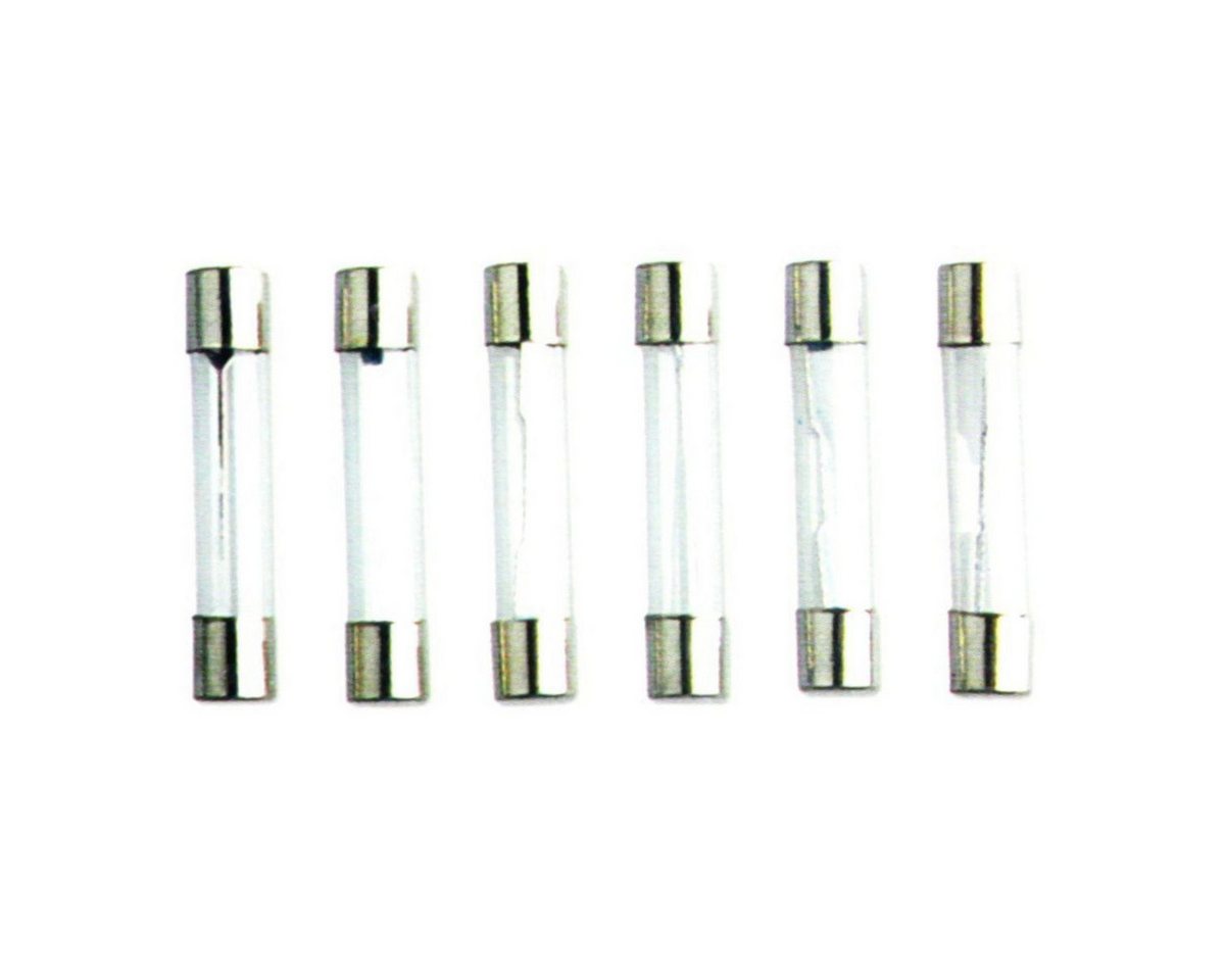Benson Tools Kfz-Sicherungshalter Sortiment Glassicherungen 60tlg. 5-30A KFZ Sicherungen Feinsicherungen, (60-St), Lieferung in 12x8x2,5cm Sortimentsbox