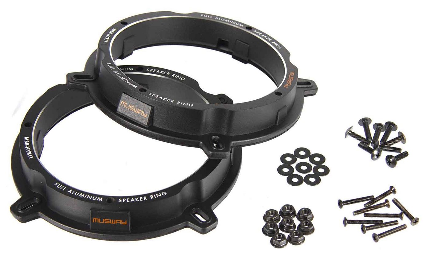 Musway MUSWAY MSR-HYKI1 Lautsprecher Adapterringe für Hyundai / Kia 16,5 cm Auto-Adapter Bild 2