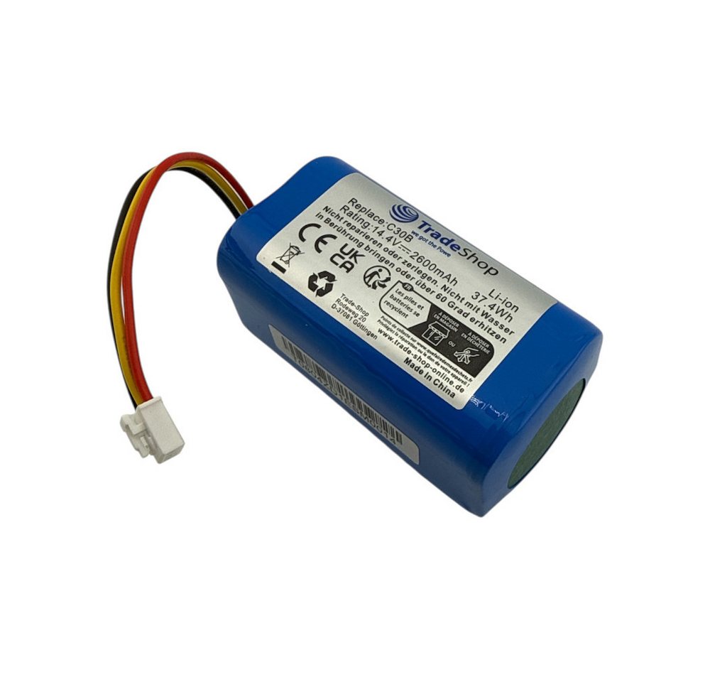 Trade-Shop Akku passend für Proscenic NEO 820P, NEO 830P, Abir R20 X5 X6 X7 X8 Akku Li-Ion 2600 mAh (14,4 V)