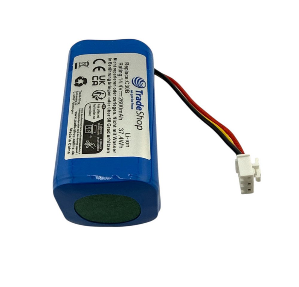 Trade-Shop Akku passend für Proscenic NEO 820P, NEO 830P, Abir R20 X5 X6 X7 X8 Akku Li-Ion 2600 mAh (14,4 V) Bild 4