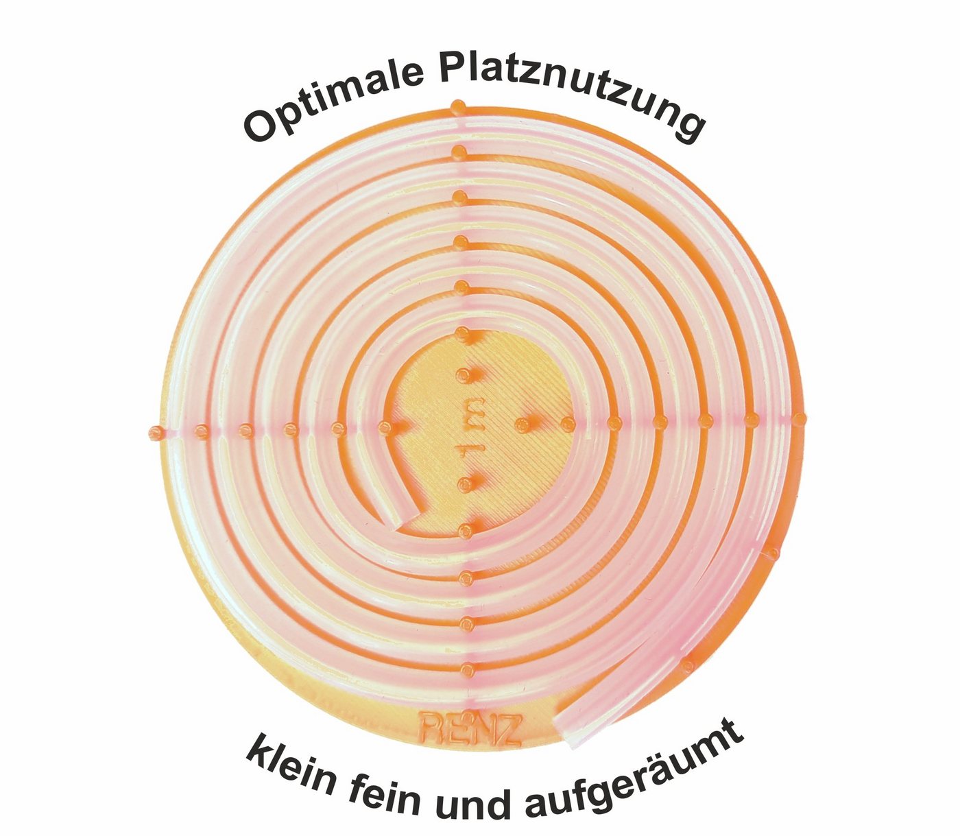 RENZ Milchschlauch Premium-Milchschlauch, Zubehör für Kaffeevollautomaten der Marken Jura Saeco Melitta Miele Philips Nivona Siemens Bosch, Innendurchmesser 3mm - Aussendurchmesser 6mm Bild 2