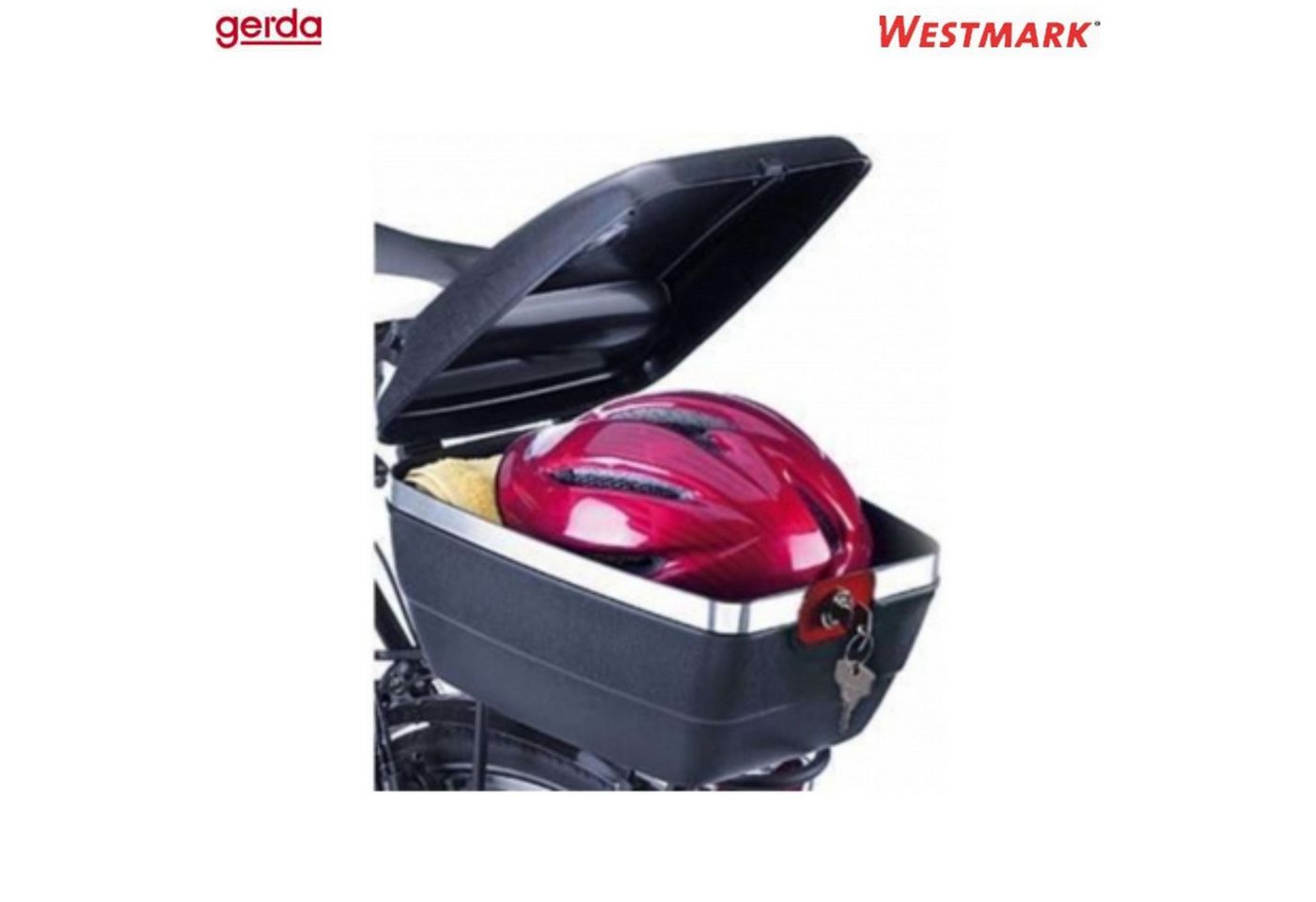 maxxi4you Fahrradkoffer Gerda Schlüssel mit Zylinder für Gerda Koffer/Tresor inkl. Reflexband Bild 5
