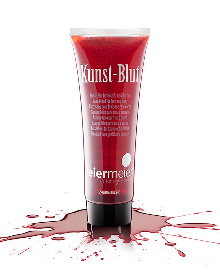 feiermeier Theaterschminke feiermeier Halloween Kunstblut, Tube 250ml