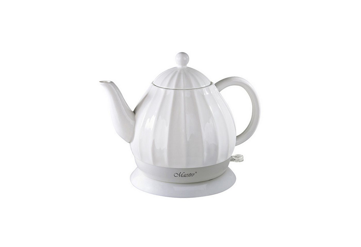 Feel Maestro Wasserkocher MR070 Elektrischer Keramik-Wasserkocher 1,2L, 1.2 l, 1200 W, Automatische Abschaltung, Überhitzungsschutz