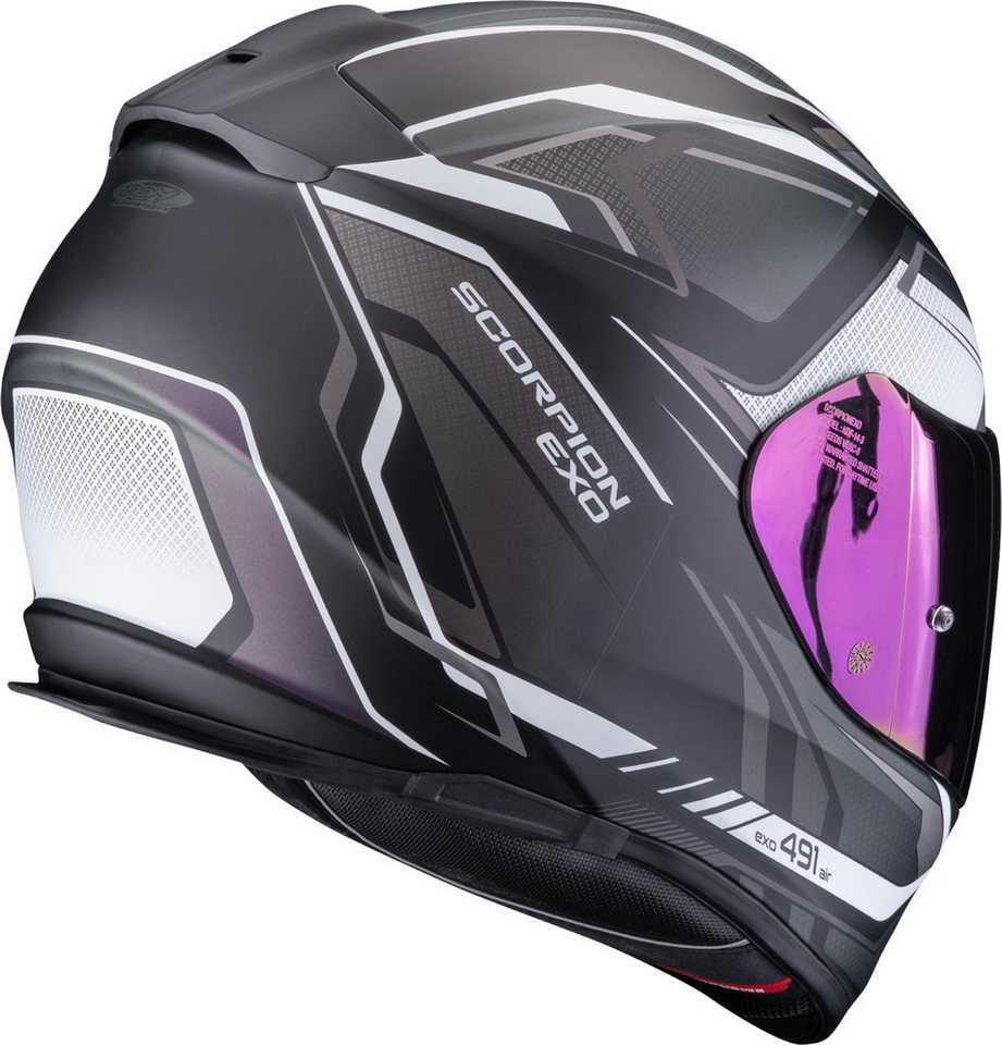 Scorpion Exo Motorradhelm Exo-491 Zumo Helm, Vorbereitet Für Kommunikationssystem,geeignet Brillenträger,vorbe Bild 2