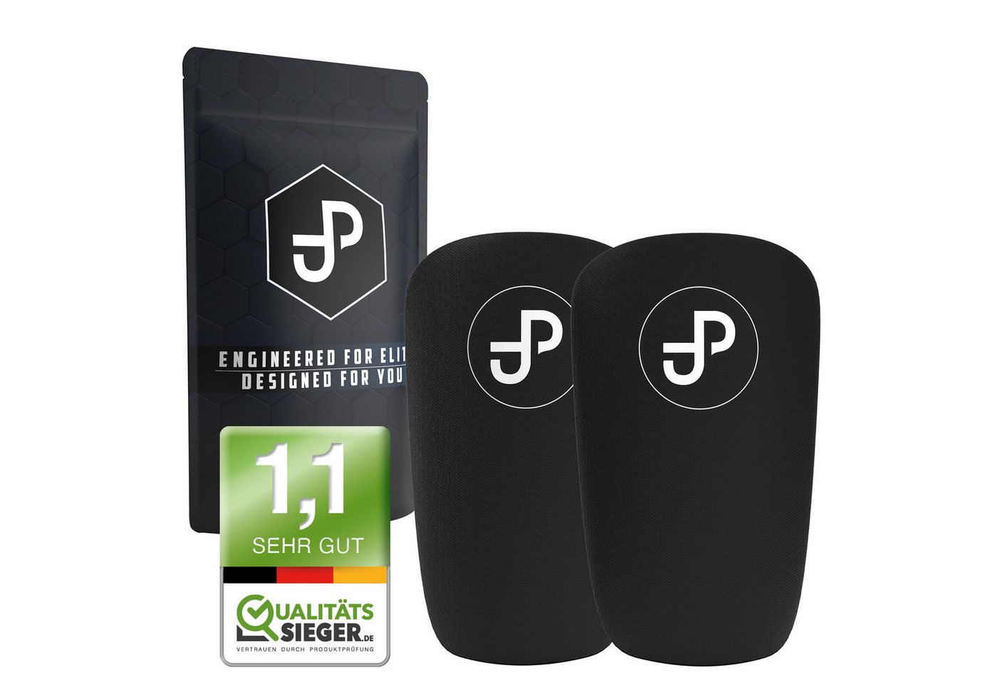 JDP Online Handel OG Fußball Schienbeinschoner Individuell anpassbare Schienbeinschoner 15x10 cm (1 Paar, Premium Fußball Schienbeinschoner Herren/Damen/Kinder) Bild 3
