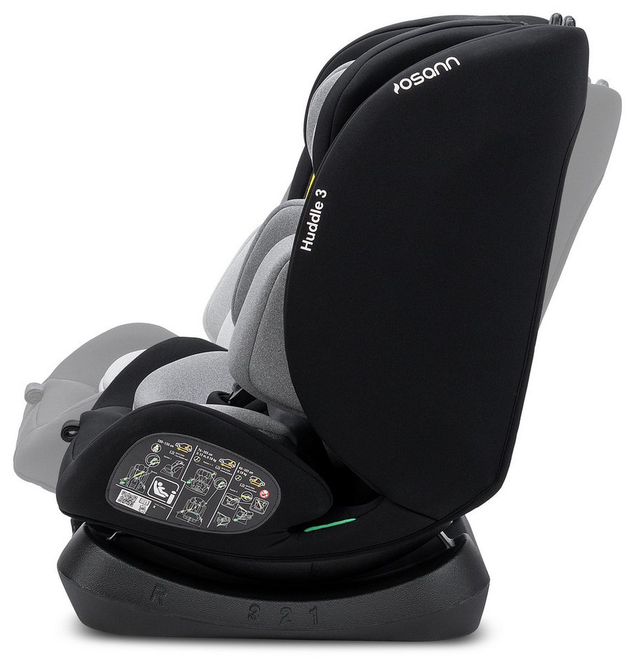 Osann Autokindersitz Huddle 3, ab: 40 cm, bis: 150 cm, Kindersitz ohne Isofix, reboard bis 4 Jahre, vorwärts und rückwärts