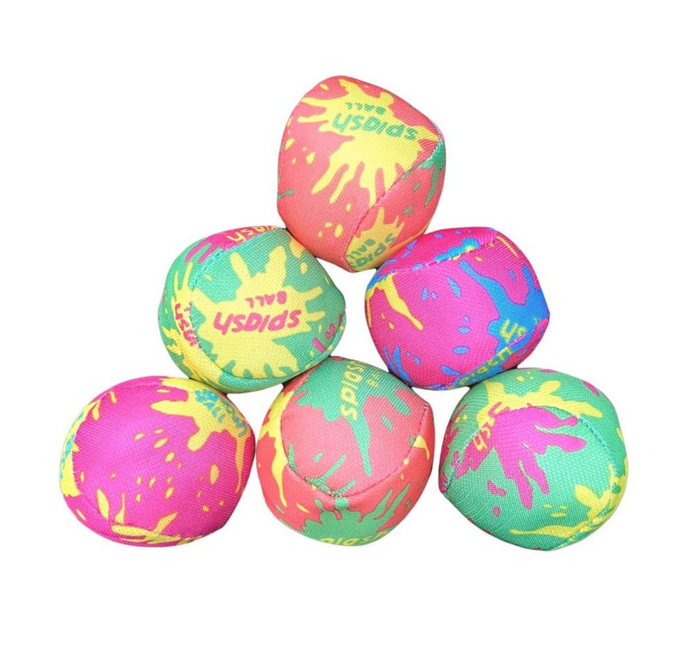 Best Sporting Wasserball Water Fun Balls 6er-Set aus Neopren für Wasserspiele, 6er-Set, Neopren, 4 cm, leuchtende Farben, für Pool, Strand und See Bild 4