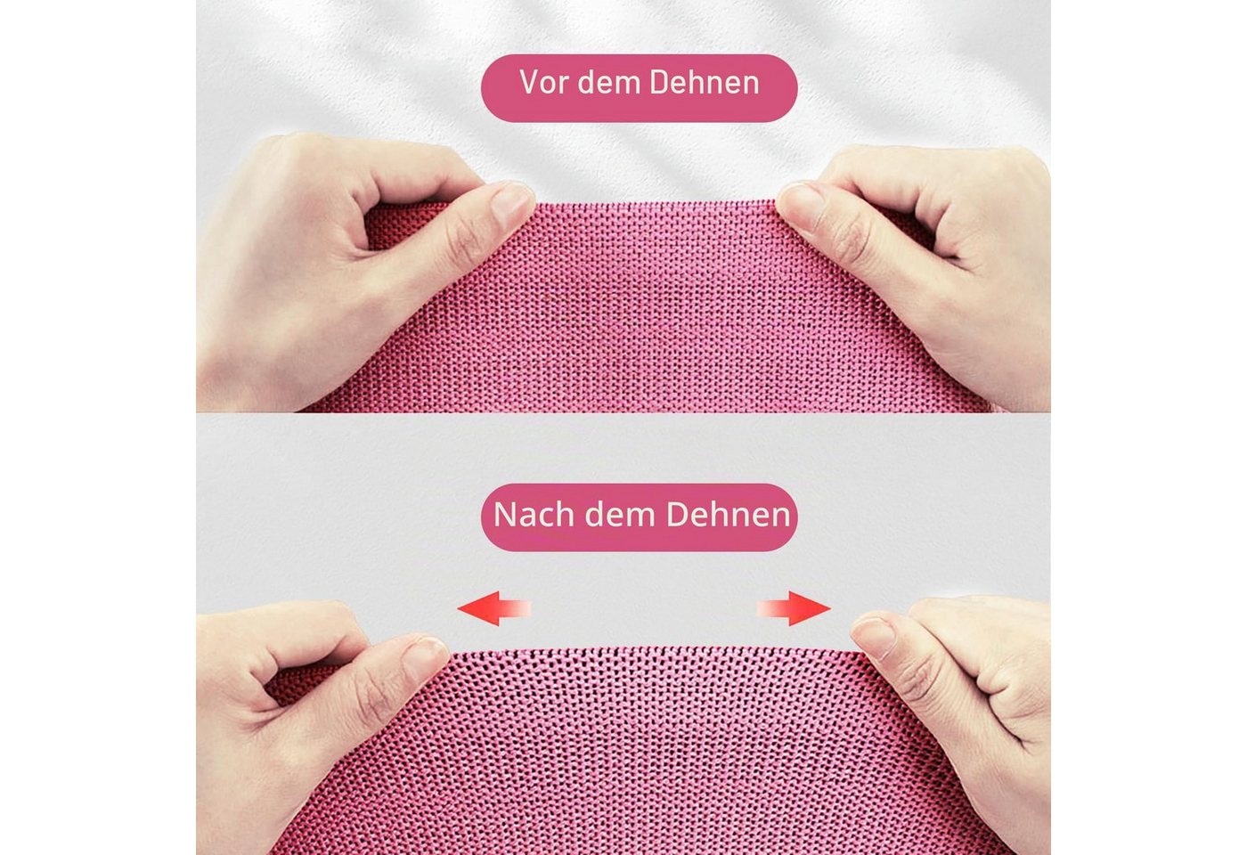 Kityhome Trainingsbänder 3er Set Fitnessbänder Resistance Bands, rutschfest, schweißfest, Verstärktes Gewebe mit Gummischicht,Mobilisation & Dehnübungen Bild 5