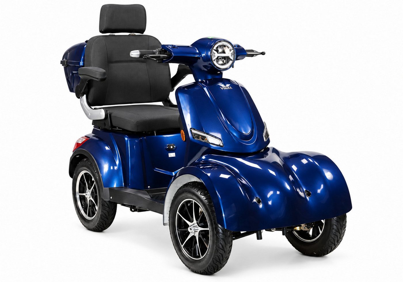 Homeline Elektromobil Elektromobil Seniorenmobil 25km/h 1000W 50km Reichweite Blei-Gel Blau Bild 2