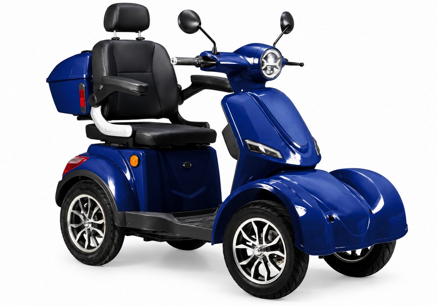Homeline Elektromobil Elektromobil Seniorenmobil 25km/h 1000W 50km Reichweite Blei-Gel Blau Bild 3