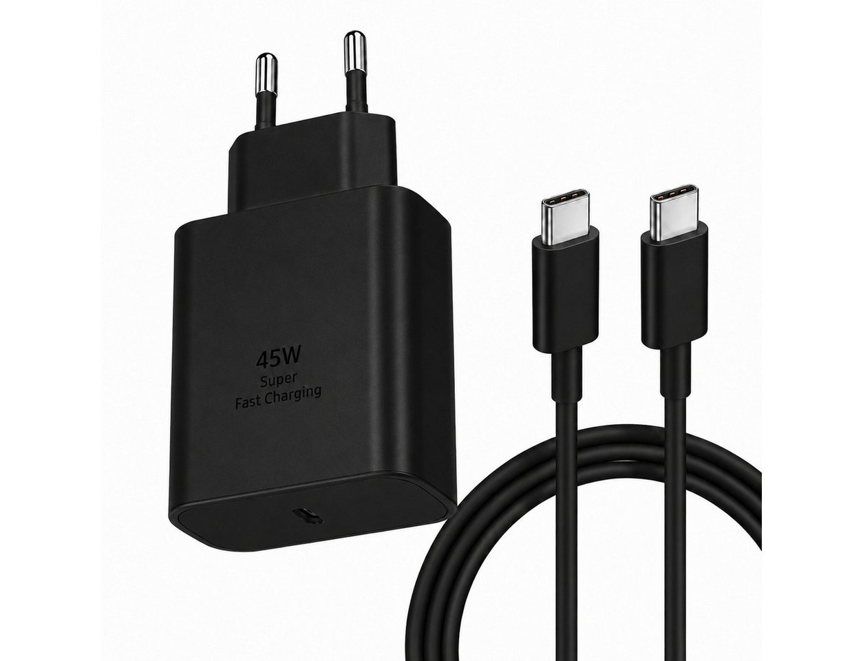 Ventarent 45W USB-C Power Delivery für Microsoft Surface USB-Ladegerät (3000 mA, Set, 2-tlg., Netzadapter mit Ladekabel, PPS) Bild 5