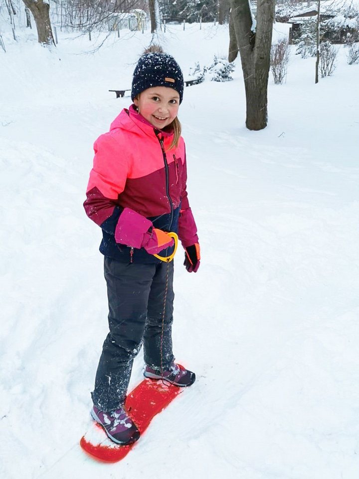 Prosperplast Snowboard Kinder Snowboard mit Halteseil Mini Snowboard, Lern-Snowboard Freestyleboard Gleitboard Bild 2