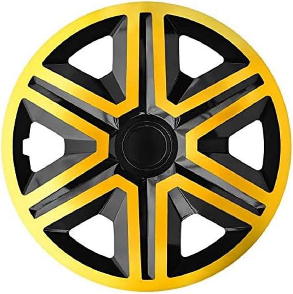 NRM Radkappe ACTION 15 Zoll in Gold, 15 in Zoll, (4-St) Radzierblenden für Stahlfelgen Radkappen Satz 4er Set 15