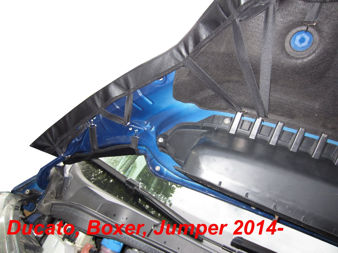 auto-bra Autoplane Steinschlagschutz kompatibel mit Ducato Boxer Jumper 2014 - Bonnet BRA, Motorhaubenschutz, Haubenbra, Steinschlagschutz, Insektenschutzmaske. Bild 2