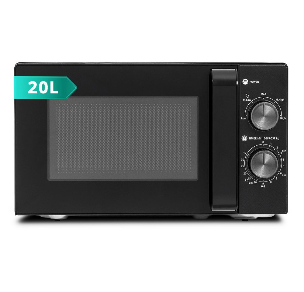 Smad Mikrowelle, Mikrowelle, 20 l, mit 5 Leistungsstufen,weiß Bild 4