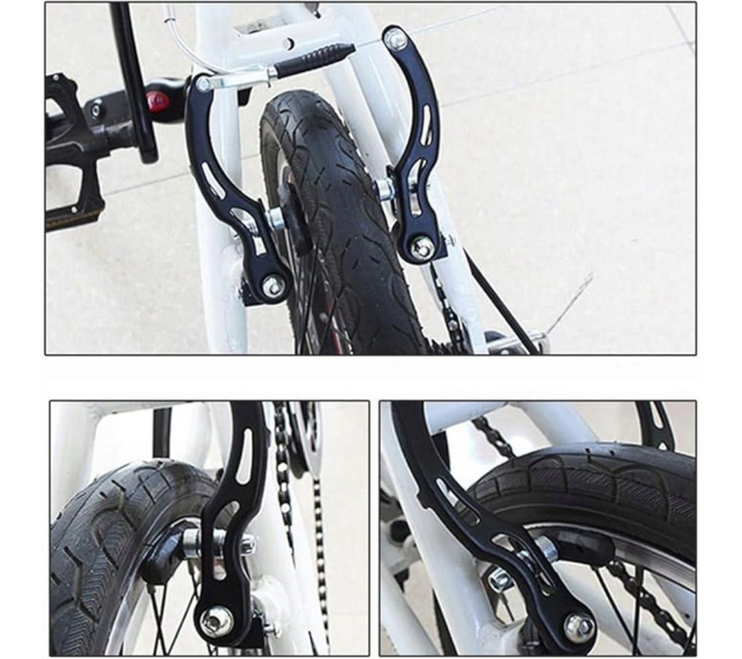 VERK GROUP Bremsbelag Fahrrad Bremsbeläge V‑Brake 55/70 mm Bremsschuhe Bremsklötze (Packung, Paar), 2 Größen, V‑Brake passend