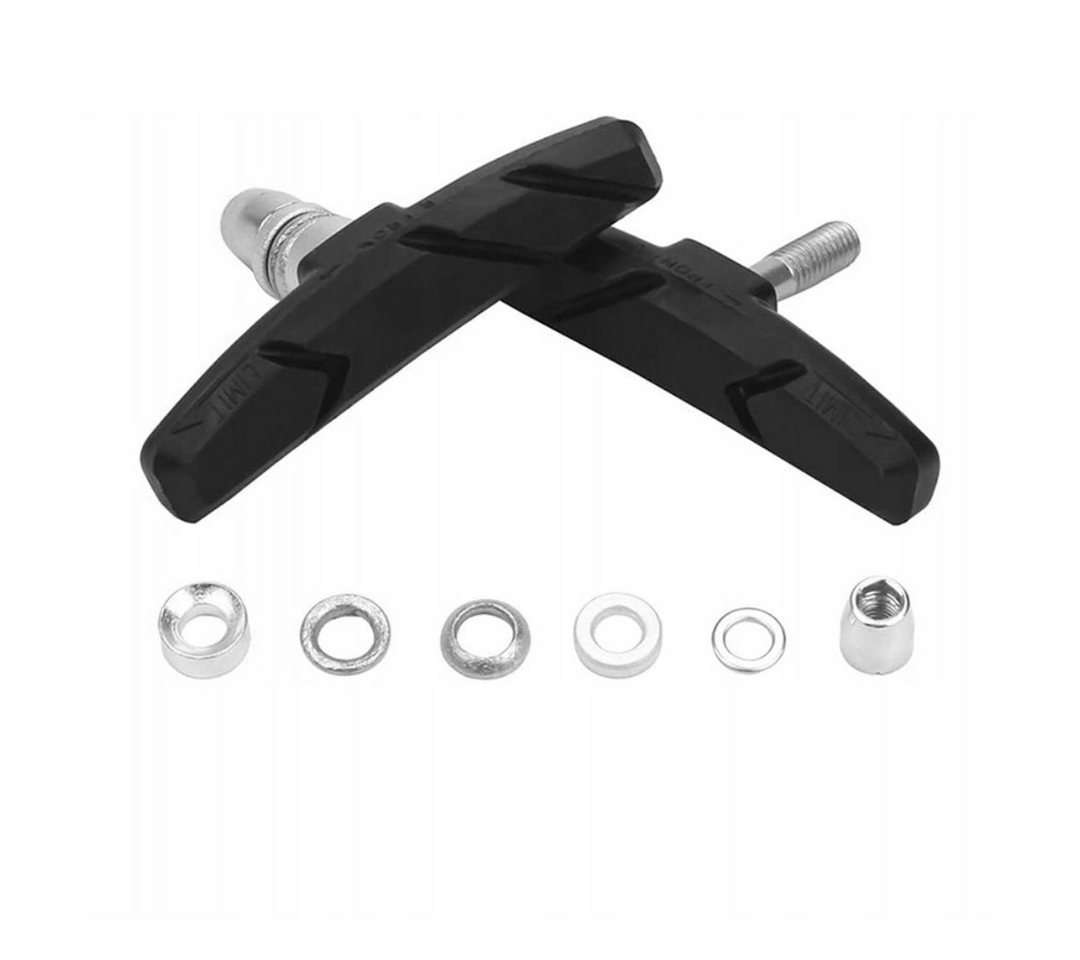 VERK GROUP Bremsbelag Fahrrad Bremsbeläge V‑Brake 55/70 mm Bremsschuhe Bremsklötze (Packung, Paar), 2 Größen, V‑Brake passend Bild 3