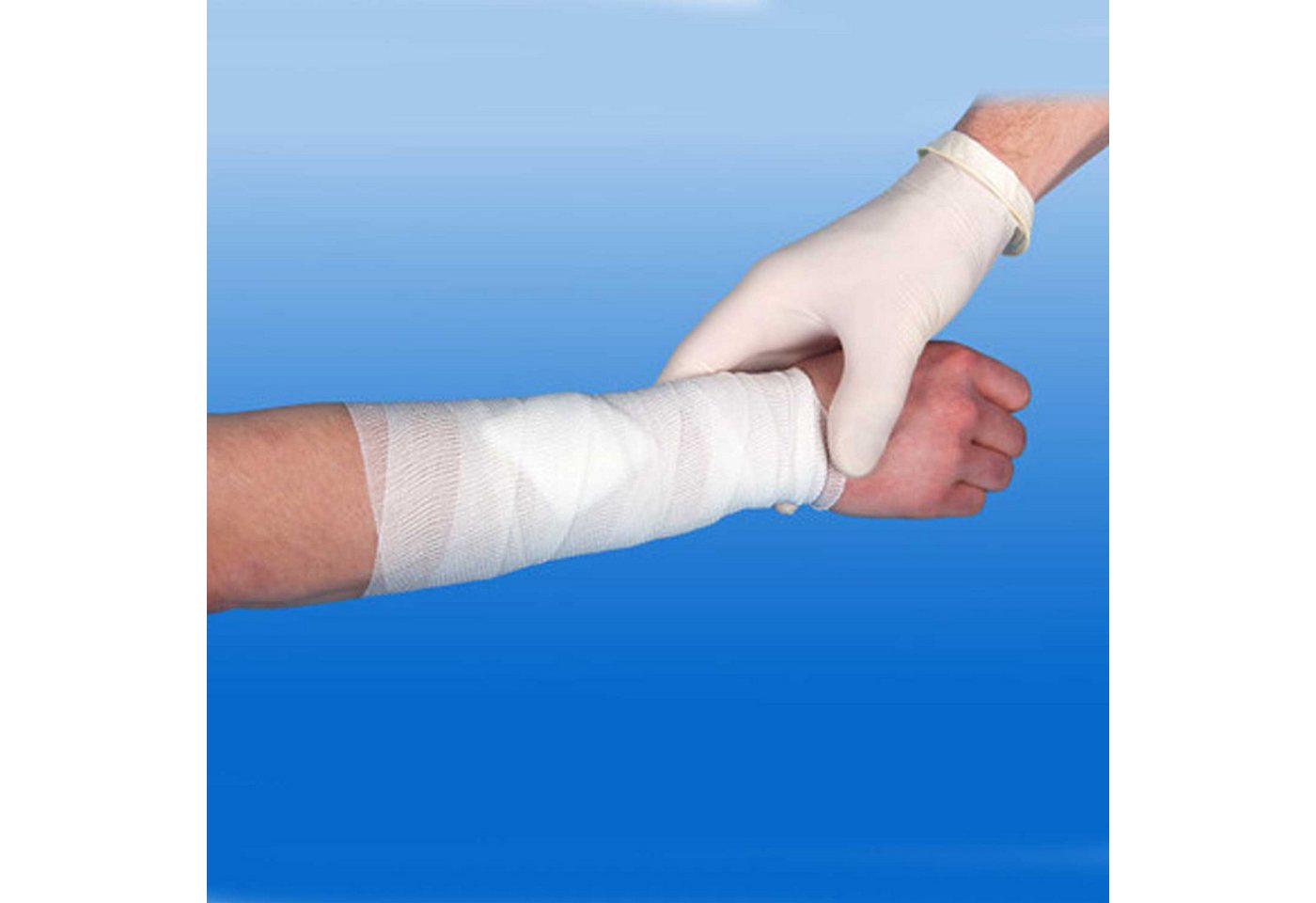 NOBAMED Paul Danz AG Erste-Hilfe-Set NOBAMED NOBAFIX Hospital Fixierbinde 10 cm x 4 m, (1 St), für Gelenke und Körperrundungen