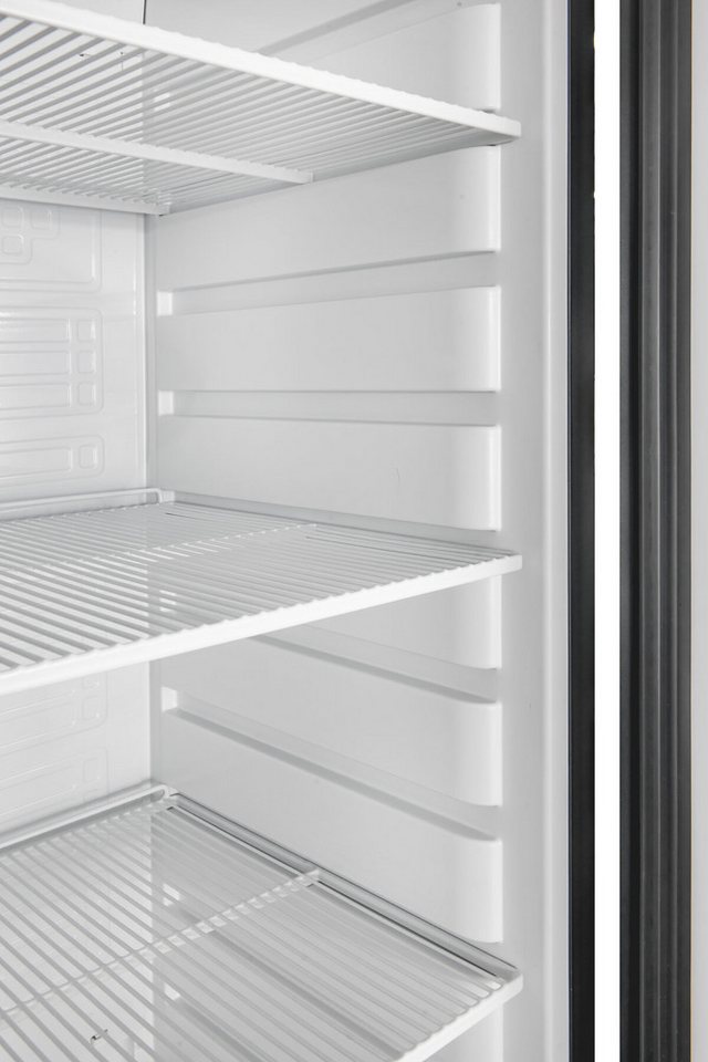 GastroHero Vollraumkühlschrank Lagerkühlschrank ECO 400 Schwarz 336 Liter Umluftkühlung LKSE400B, 187.5 cm hoch, 60 cm breit, schwarzes Gehäuse für moderne Profiküchen und Lagerbereiche Bild 5