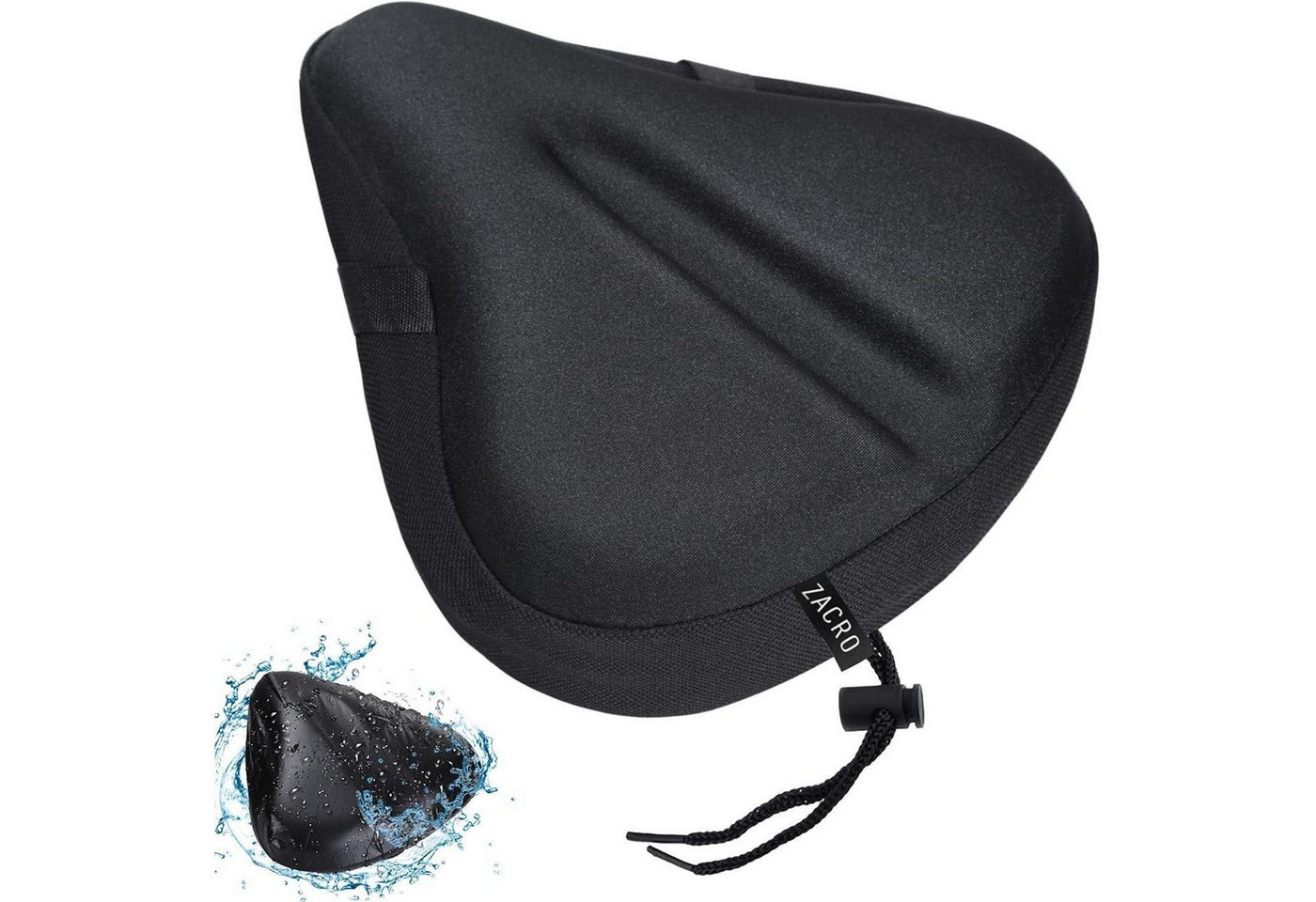 LuxusKollektion Sattelbezug Gel Sattelbezug für Fahrradsitz - Indoor Cycle Sattelschutz für Bild 3
