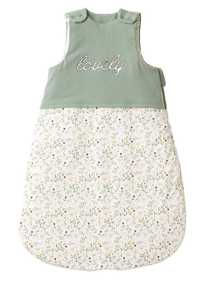 vertbaudet Babyschlafsack Baby Winterschlafsack BLUMENZAUBER, Winterschlafsack, 3 TOG Bild 2