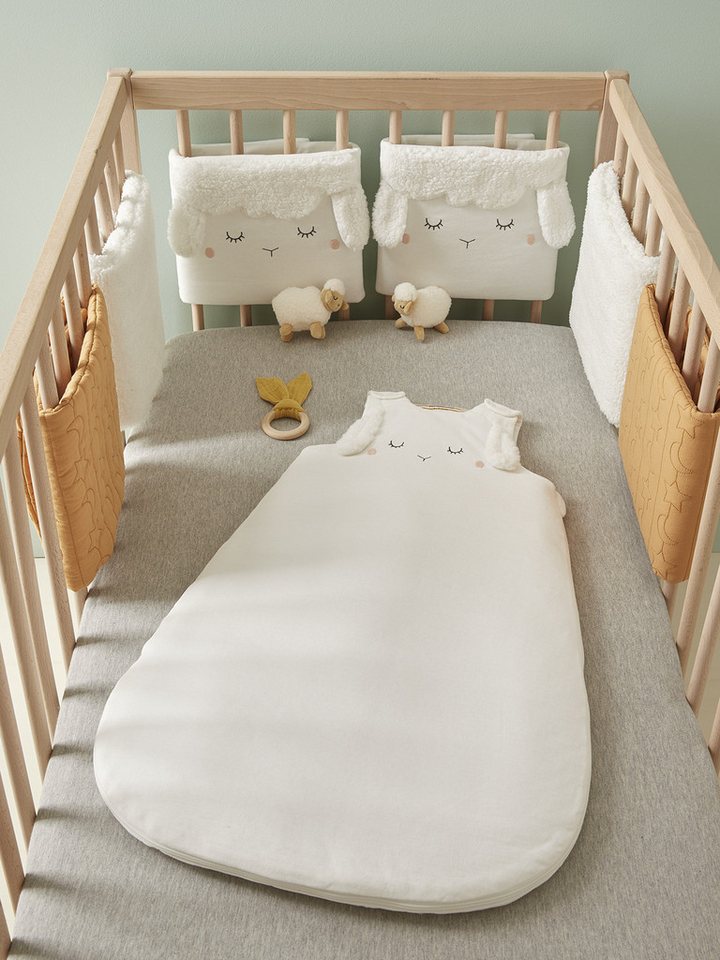 vertbaudet Babyschlafsack Ärmelloser Baby Schlafsack SCHÄFCHEN, Sommerschlafsack, 2 TOG