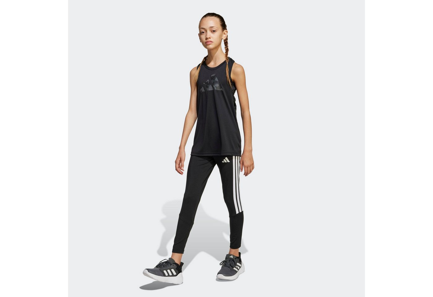 adidas Sportswear Trainingstights TRAIN ESSENTIALS 3-STREIFEN KIDS LEGGINGS für Kinder, mit climacool® Technologie, aus Polyester Bild 3