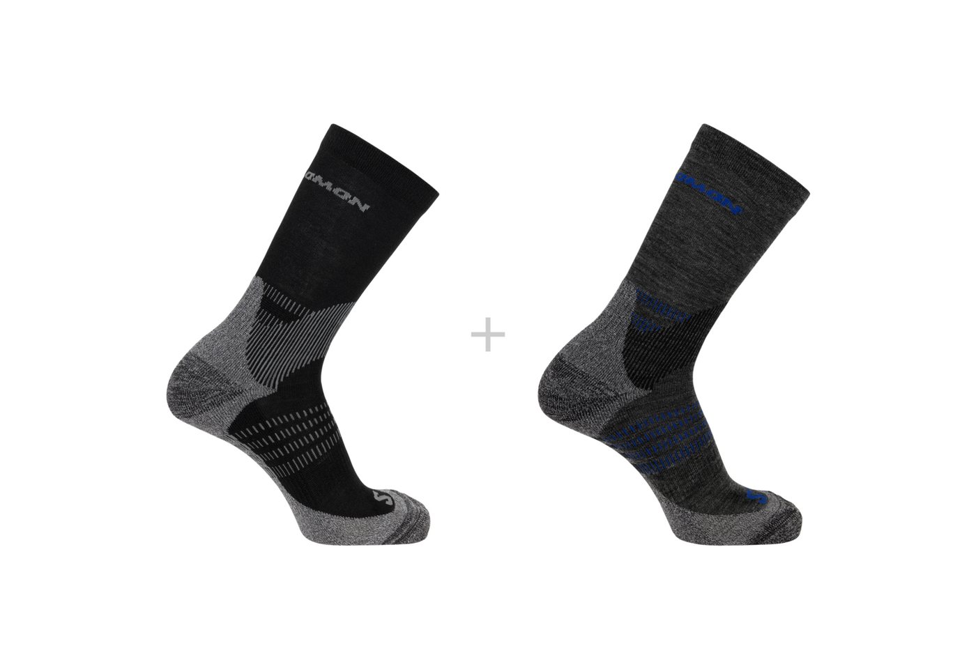 Salomon Sportsocken X ULTRA ACCESS CREW 2-PACK im 2er-Pack, für sportliche Aktivitäten, in den Größen S bis XL Bild 2