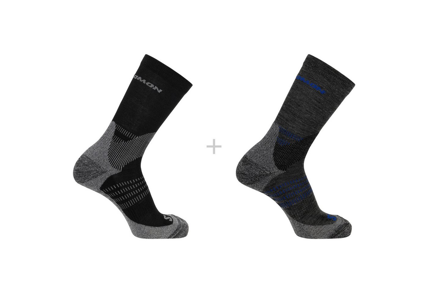 Salomon Sportsocken X ULTRA ACCESS CREW 2-PACK im 2er-Pack, für sportliche Aktivitäten, in den Größen S bis XL Bild 4