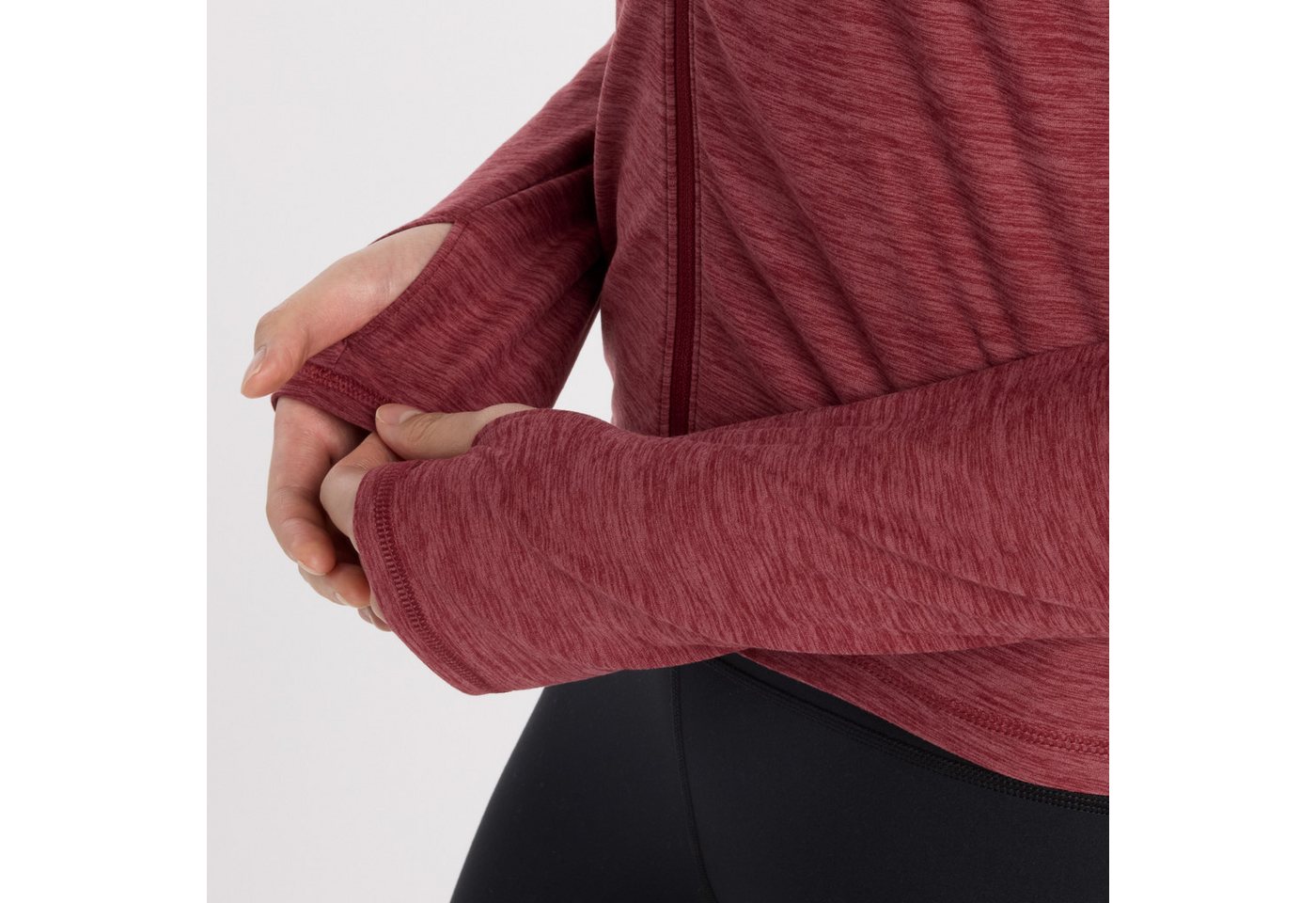 New Balance Trainingsjacke mit hochschließendem Kragen, Langarm-Design Bild 3